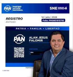 Confirma Alan Falomir registro como aspirante a la Alcaldía de Chihuahua