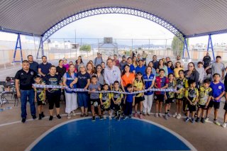 Inaugura Alcalde domo en Romanzza con inversión de más de 5 mdp