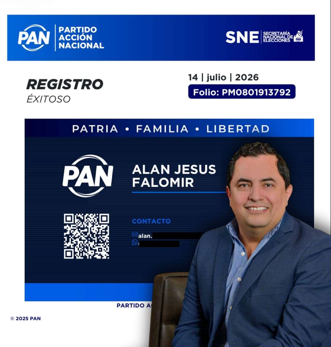 Confirma Alan Falomir registro como aspirante a la Alcaldía de Chihuahua