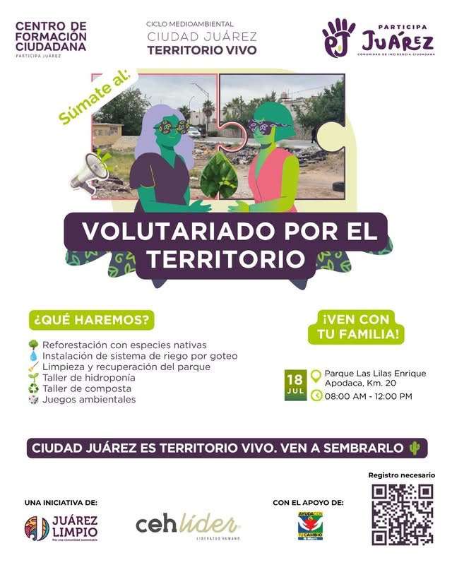 Convocan a ciudadanía a recuperar el Parque Lineal del Kilómetro 20