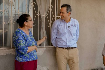 Entrega Alcalde pavimentación de 4 tramos de calles en la colonia Palomar 