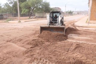 Intensifican labores de limpieza y prevención luego de fuertes lluvias 