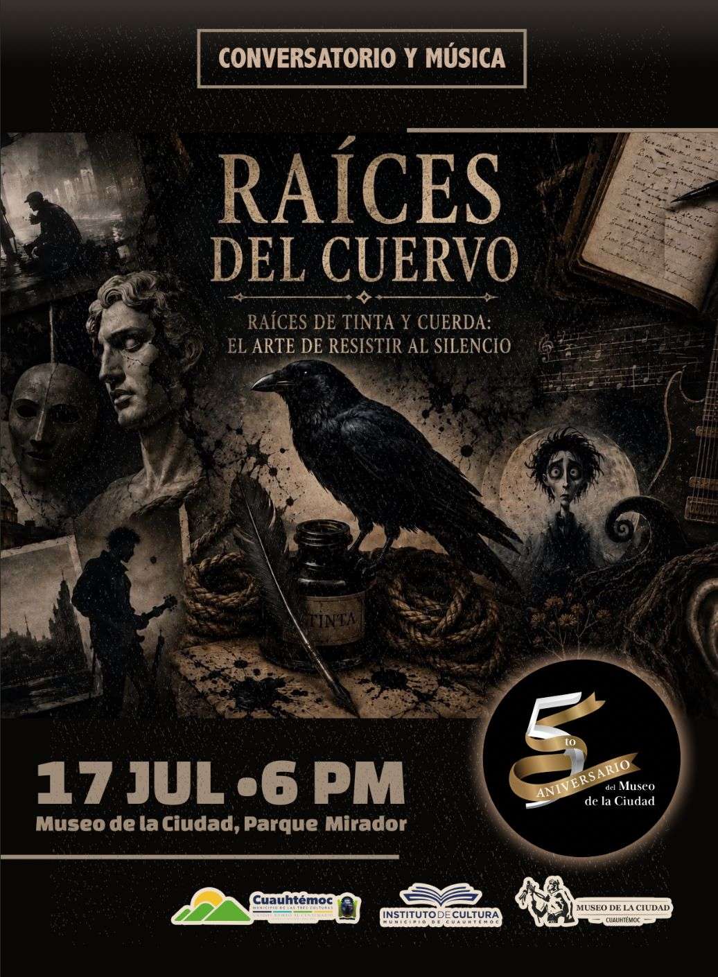 Presentan conversatorio sobre arte y resistencia en Cuauhtémoc