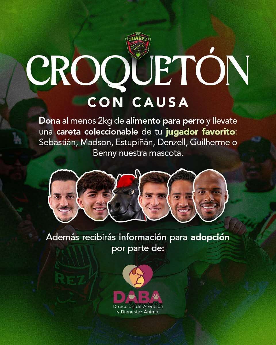 Invitan Bravos de Juárez hoy  a croquetón con causa