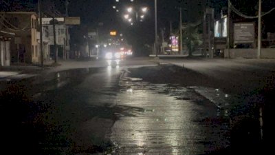Reportan fuga de aguas negras en la Heroico Colegio Militar