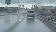 Se registran lluvias moderadas en el norte de la capital