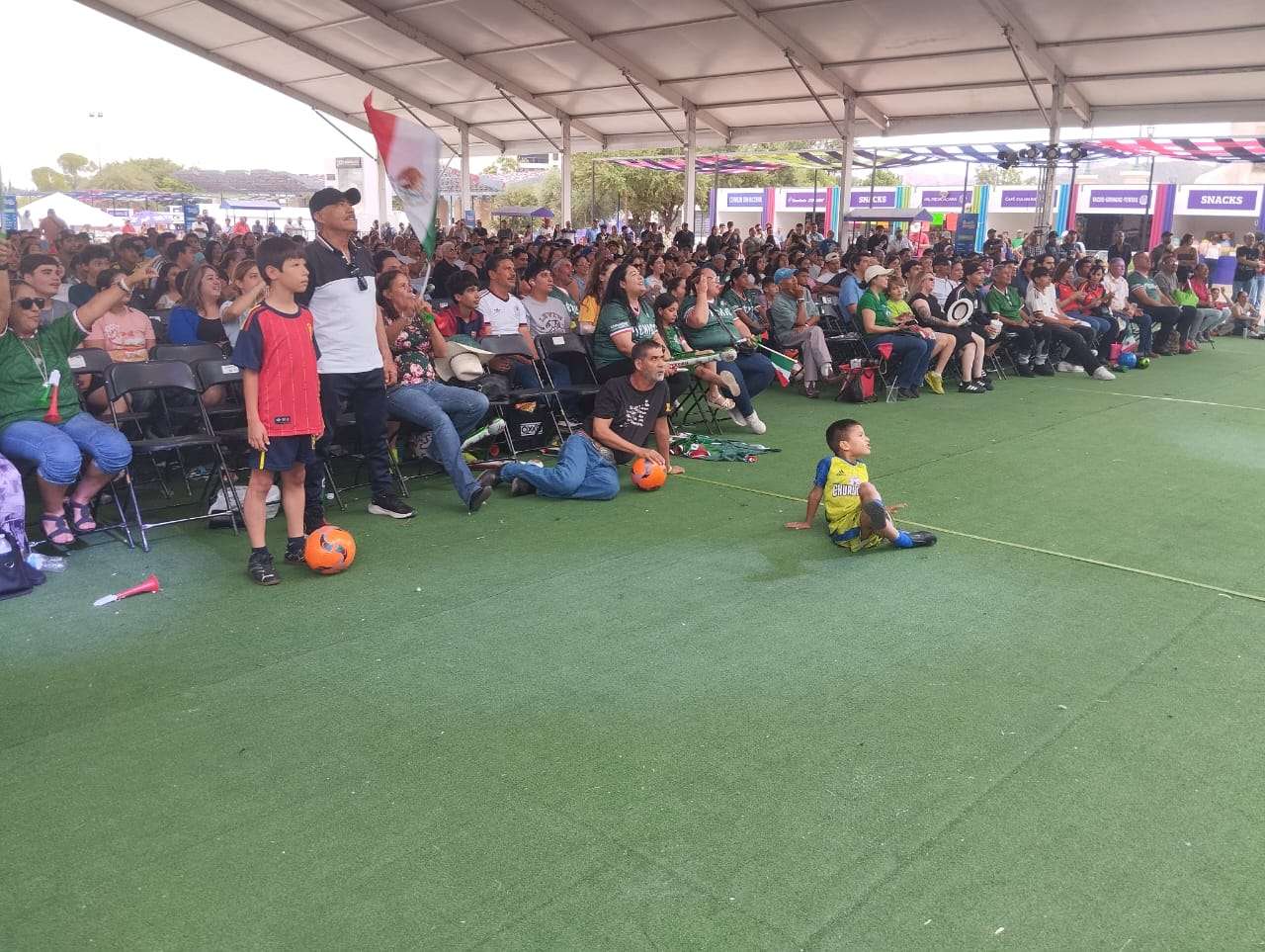 Festeja Fanfest gol español
