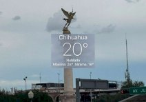 Amanece Chihuahua con clima fresco de 20°C y cielo nublado