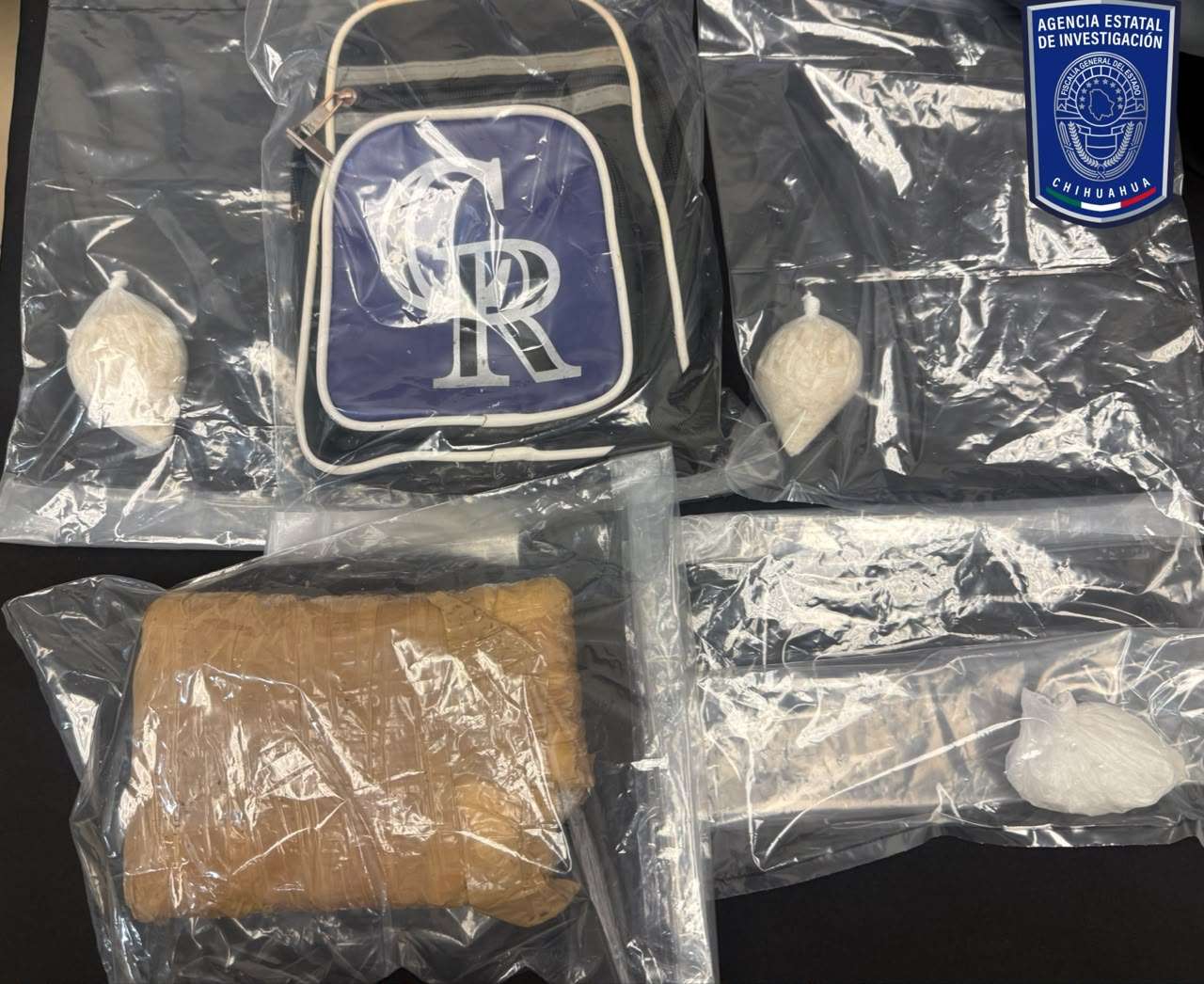 Detiene AEI a tres hombres por drogas y vehículo robado