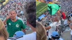 Aficionado con playera de México se hace viral por su respuesta a insultos de argentinos 