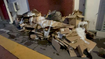 Denuncian enorme acumulación de basura en el Centro 