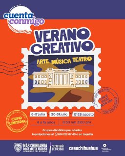 Invitan a participar en curso Verano Creativo en Museo Casa Chihuahua 