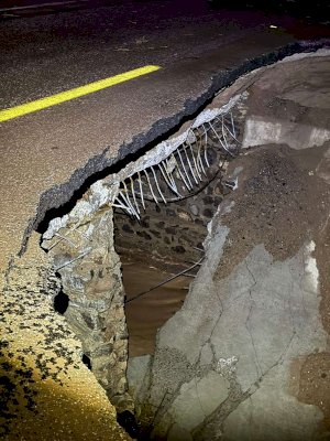 Cierran carretera Janos–Sonora por daños provocados por las lluvias