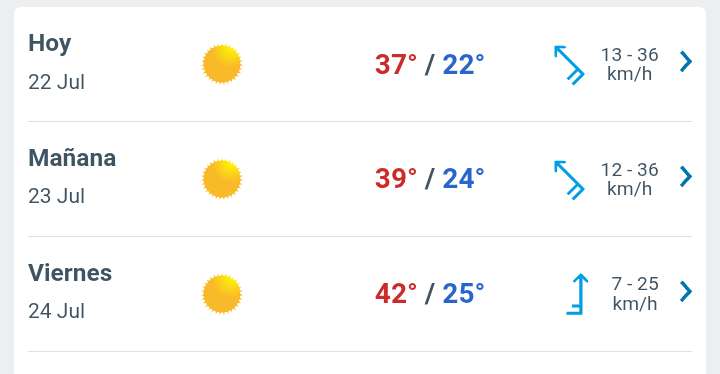 Día soleado con temperatura hasta 37°C en Juárez 