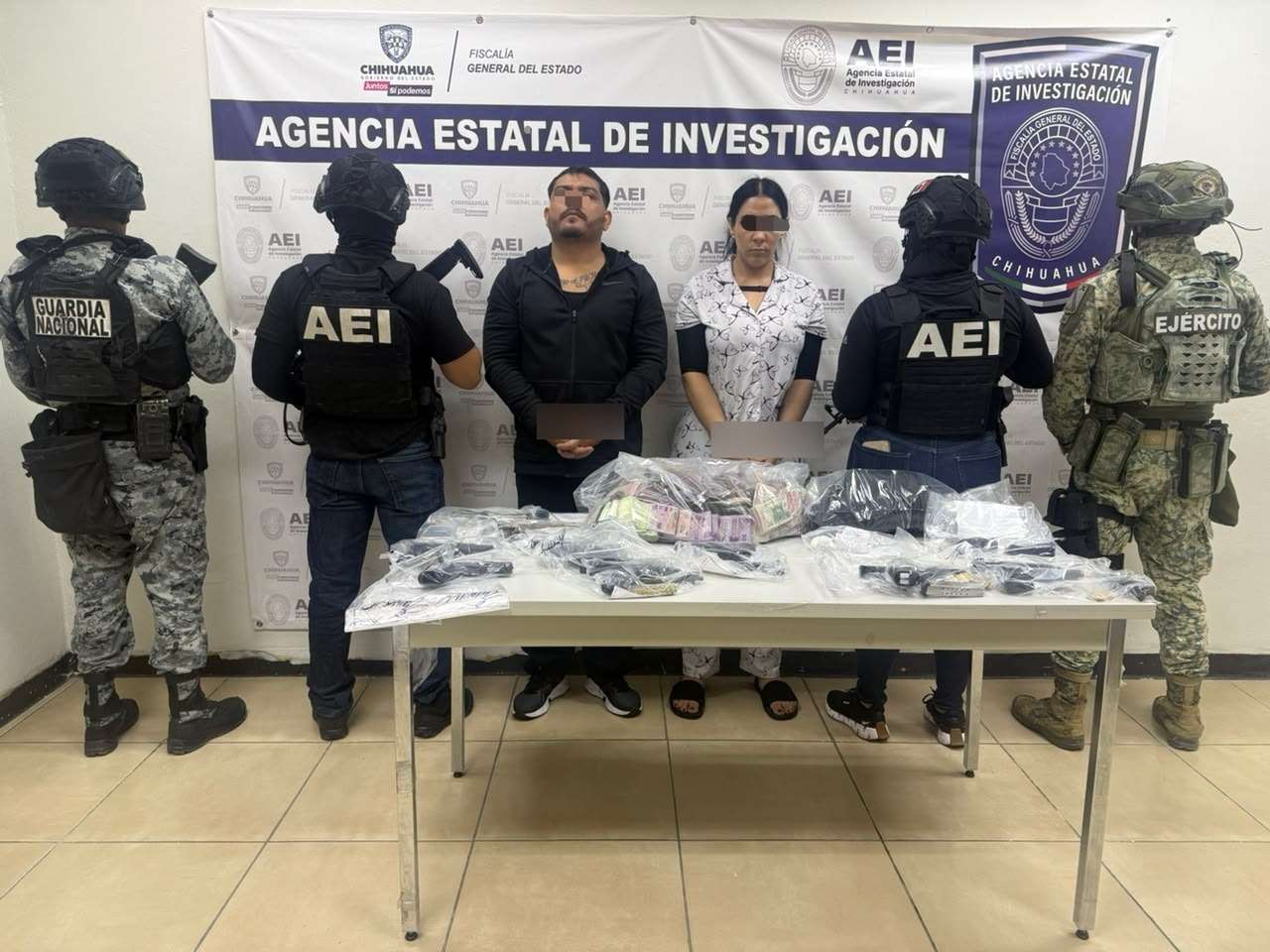 Presentan ante el Ministerio Público a jefe de los Mexicles detenido en Bosques de Senecú