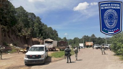 Localizan tres ejecutados en camión de Segalmex en Guadalupe y Calvo