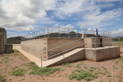 Entrega Jcas sistema lagunar de oxidación en San Francisco de Borja 