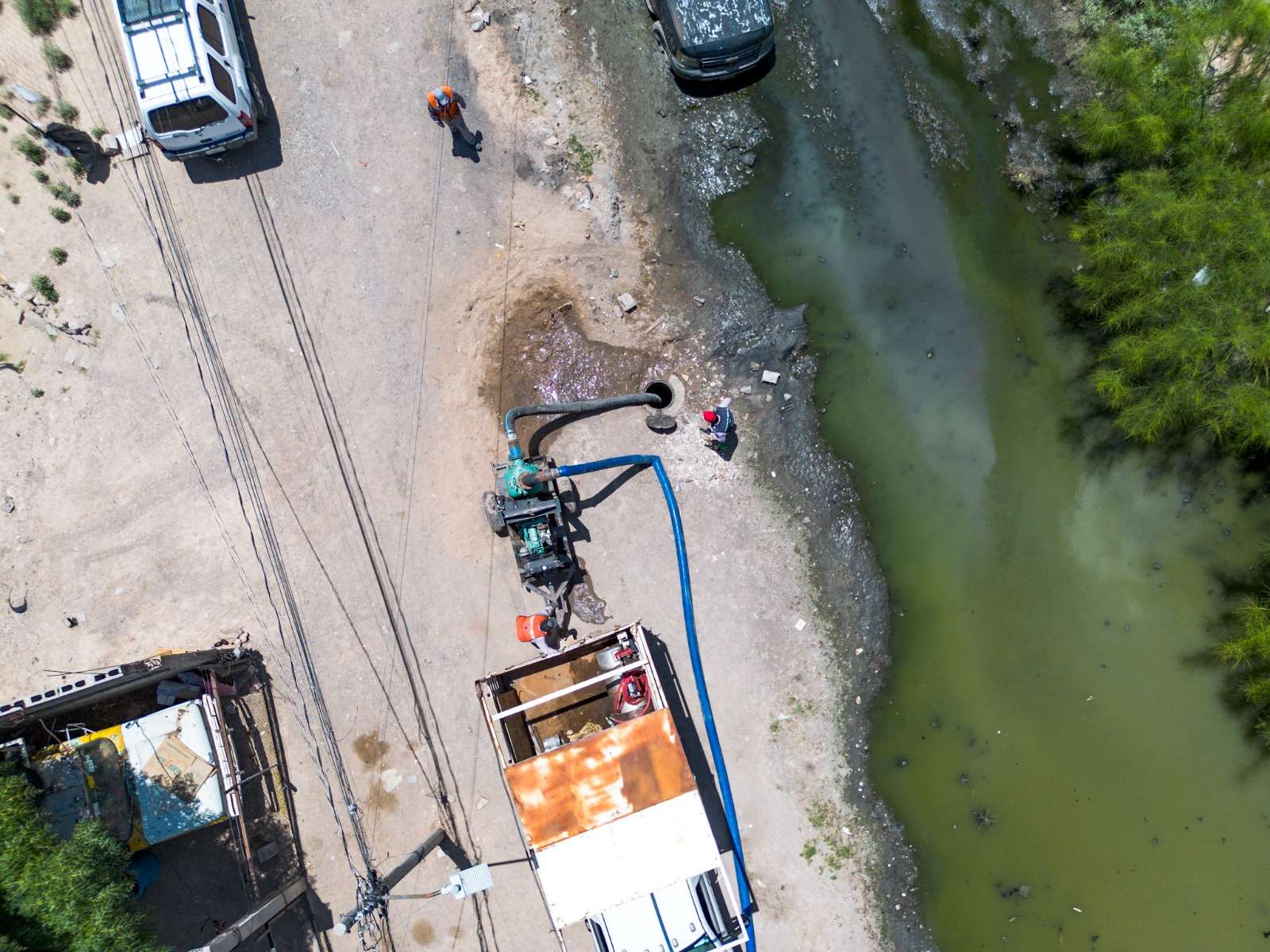 Reparan hundimiento en la colonia Electricistas Aztecas