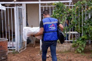 Implementan brigadas de atención en colonias afectadas por las lluvias