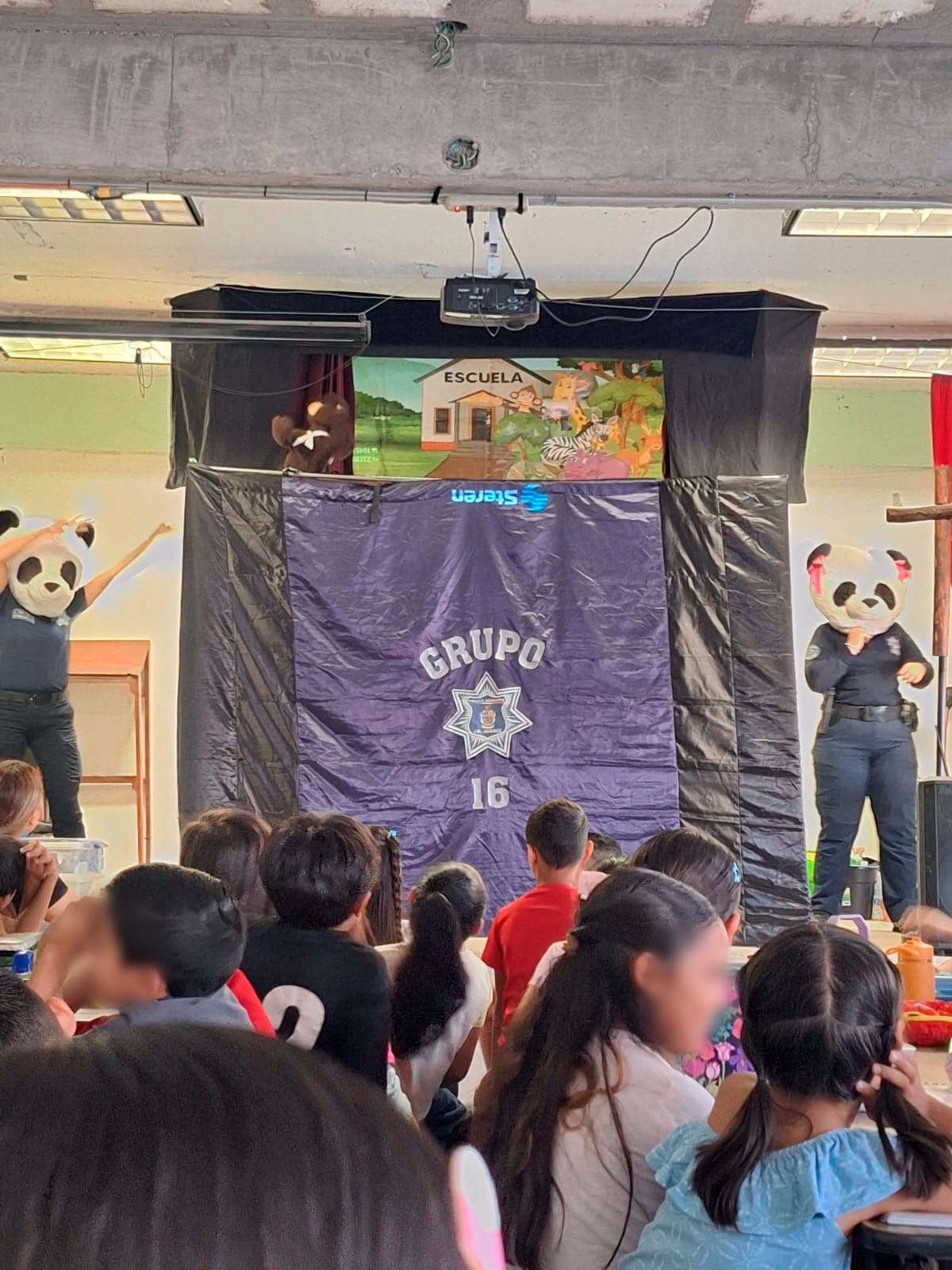 Lleva SSPM teatrino preventivo a niños de Torres del Sur