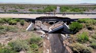 Atienden afectaciones en el puente La Becerra por lluvias 