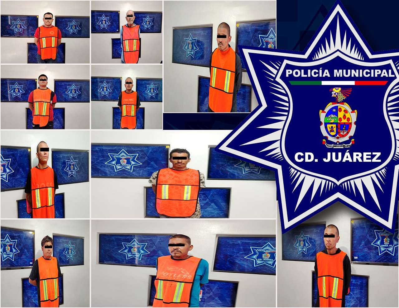 Detienen a 10 prófugos de la justicia 