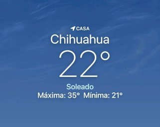 Se espera mañana soleada con temperatura de 22 grados centígrados 