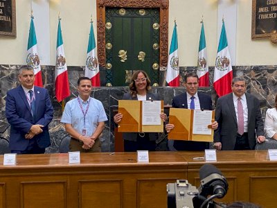 Firman convenio Hacienda y Cedh para brindar seguridad a proveedores 