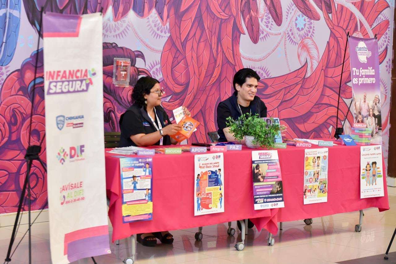 Instalan módulo preventivo contra el abuso sexual infantil en Pueblito Mexicano