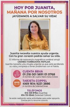 Invitan a hamburguesada con causa para apoyar la cirugía de Juanita