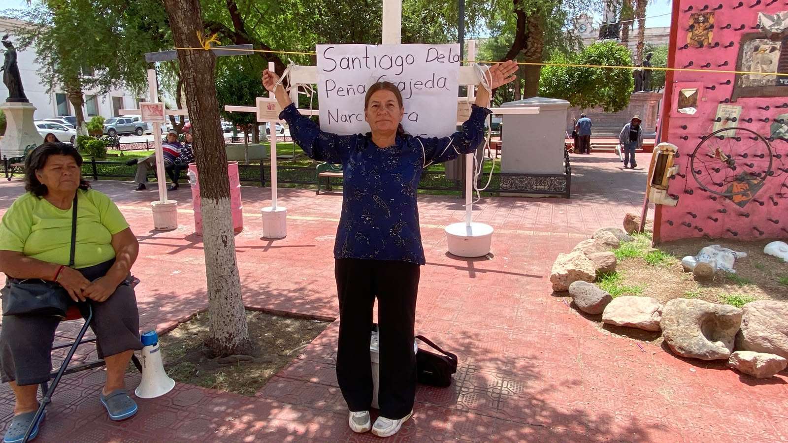 Revela Dionisia Chaparro apoyo de organizaciones en protesta