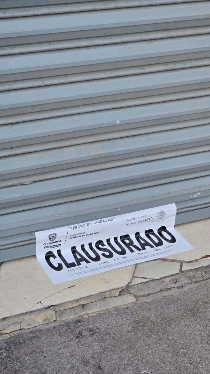 Clausuran siete comercios con venta de licor en Ciudad Juárez 