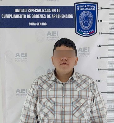 Capturan a presunto homicida buscado por crimen en Aldama