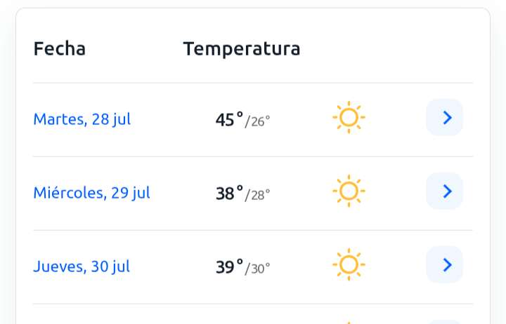 Día soleado con temperatura hasta 45°C en Juárez 