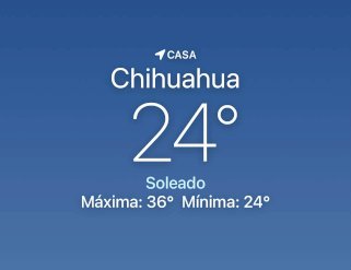 Se espera día caluroso con máxima de 36 grados centígrados 
