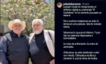 Difunde Julián LeBarón mensaje en redes junto al actor Joaquín Cosío