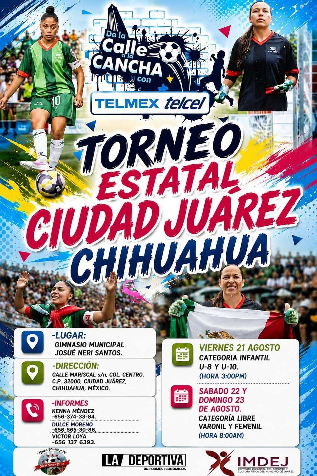 Será Juárez sede de Torneo Estatal de Fútbol Callejero