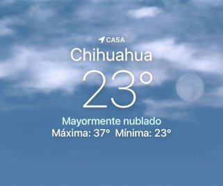 Se espera mañana nubosa con 23 grados centígrados 