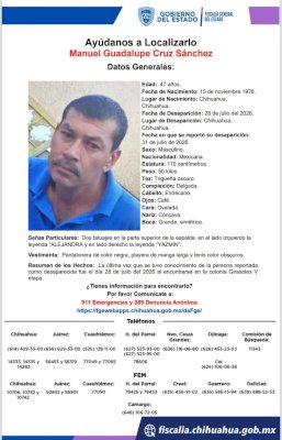 Buscan a desaparecido en la colonia Girasoles V etapa