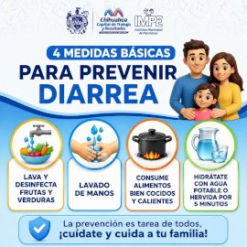 Llaman a reforzar higiene para evitar infecciones gastrointestinales