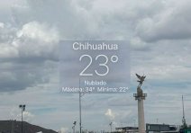 Refrescan lluvias aisladas la ciudad; prevén máxima de 34°C