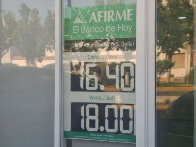 Sube el dólar a $18 en banco Afirme 