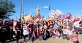 Realizan crucero en Nuevo Casas Grandes en apoyo a Cruz 