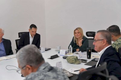 Preside Maru Campos Mesa de Seguridad en Cuauhtémoc 