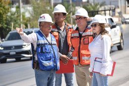 Supervisa Sindicatura avance final del puente carretera Aldama