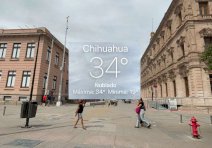 Sube el termómetro hasta 34°C en la ciudad de Chihuahua