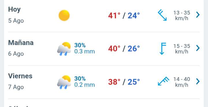 Día soleado con temperatura hasta 41°C en Juárez 