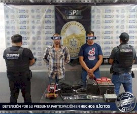 Detienen a 2 por robar autopartes en la colonia San Felipe Viejo