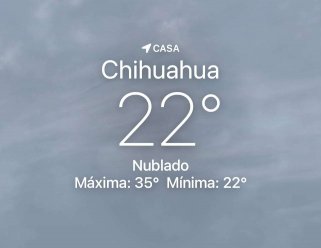 Se espera mañana nubosa con temperatura de 22 grados centígrados 