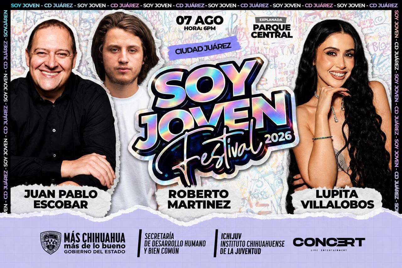 Reunirá Festival Soy Joven 2026 a más de 10 mil jóvenes en el Parque Central 